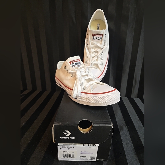 Converse Shoes - Converse All Star OX Low Top Unisex Sneakers Men US 5 Women US 7 Optical White